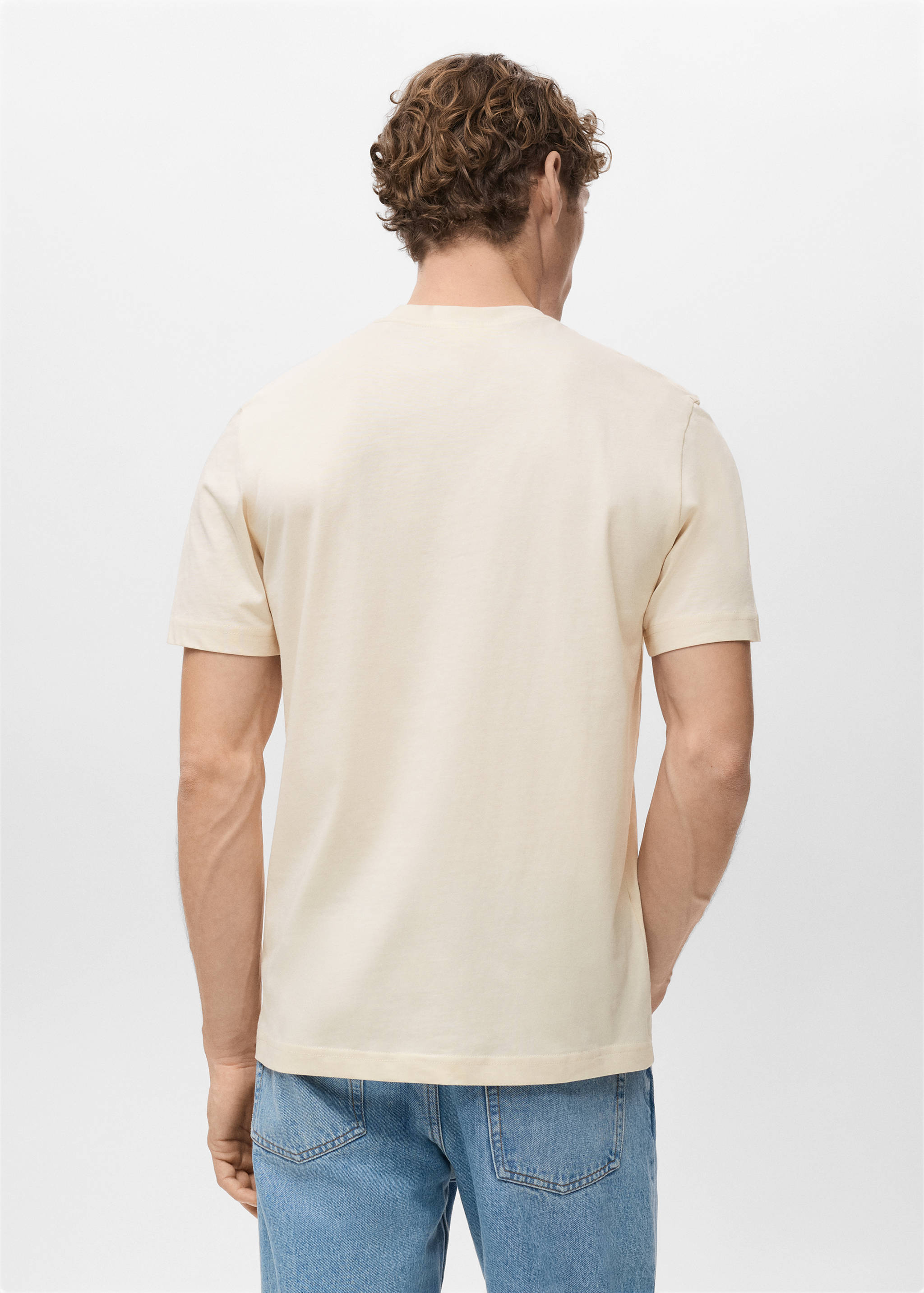 Mango t-shirt cherlo in vanilla - 003