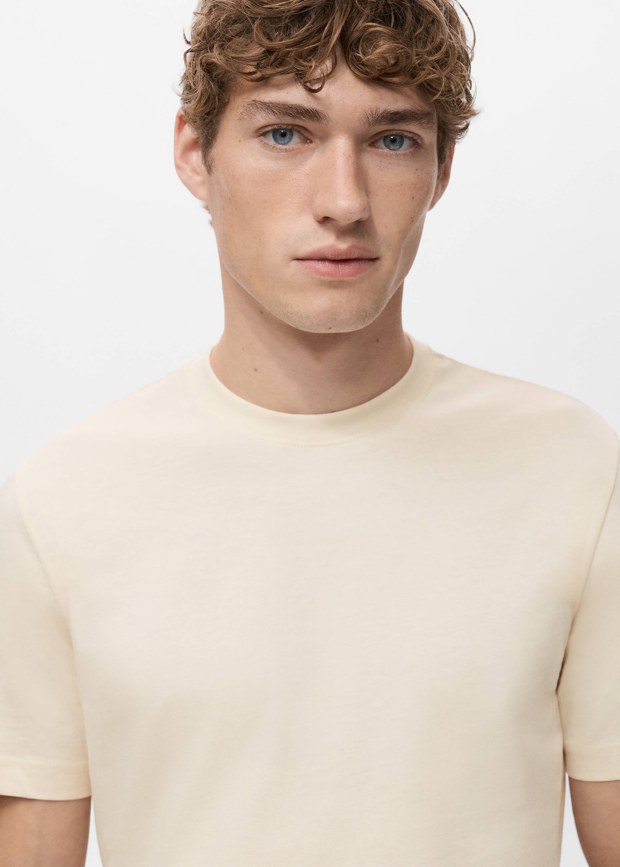 Mango t-shirt cherlo in vanilla - 004