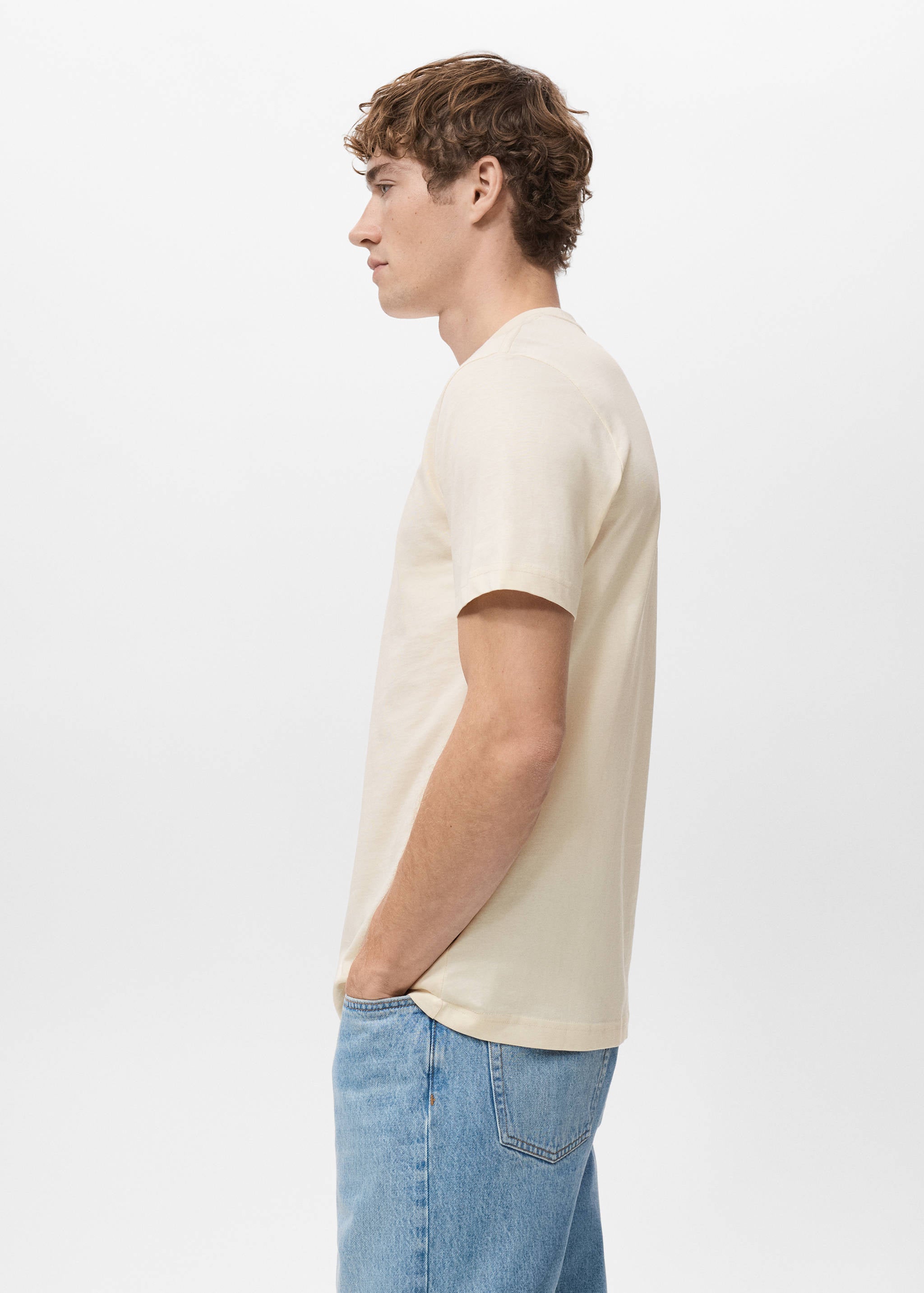Mango t-shirt cherlo in vanilla - 008