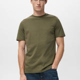 Mango t-shirt cherlo in olive - 002