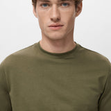 Mango t-shirt cherlo in olive - 004