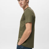 Mango t-shirt cherlo in olive - 008