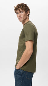 Mango t-shirt cherlo in olive - 008