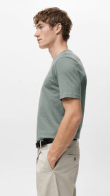 Mango t-shirt cherlo in moss - 008