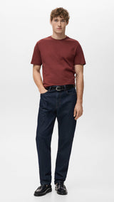 Mango t-shirt cherlo in cherry - 001