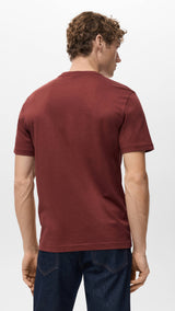 Mango t-shirt cherlo in cherry - 003