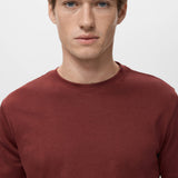 Mango t-shirt cherlo in cherry - 004
