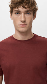 Mango t-shirt cherlo in cherry - 004