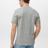 Mango t-shirt cherlo in light vigore grey - 003