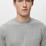 Mango t-shirt cherlo in light vigore grey - 004