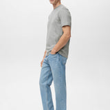 Mango t-shirt cherlo in light vigore grey - 008