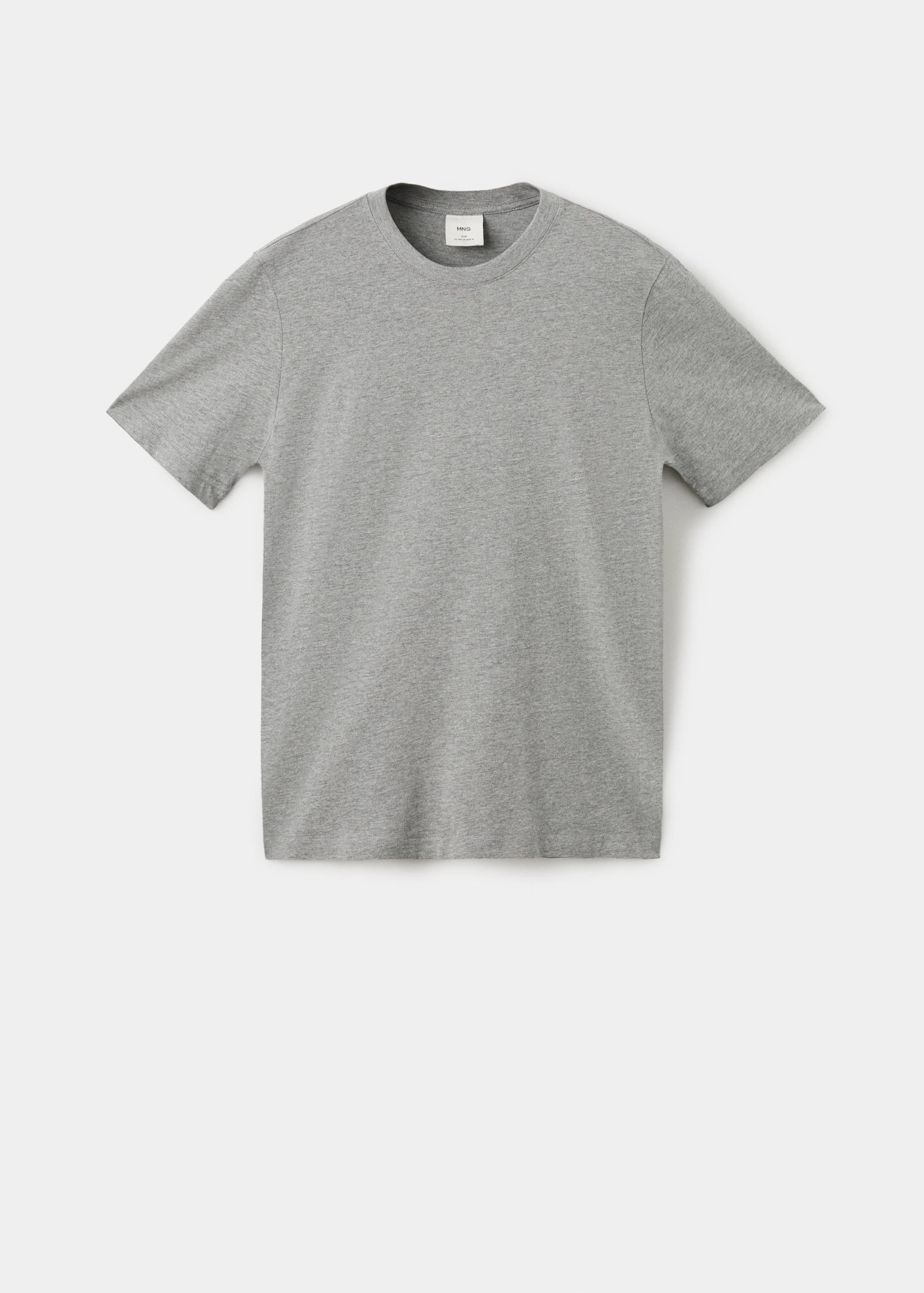 Mango t-shirt cherlo in light vigore grey - 021