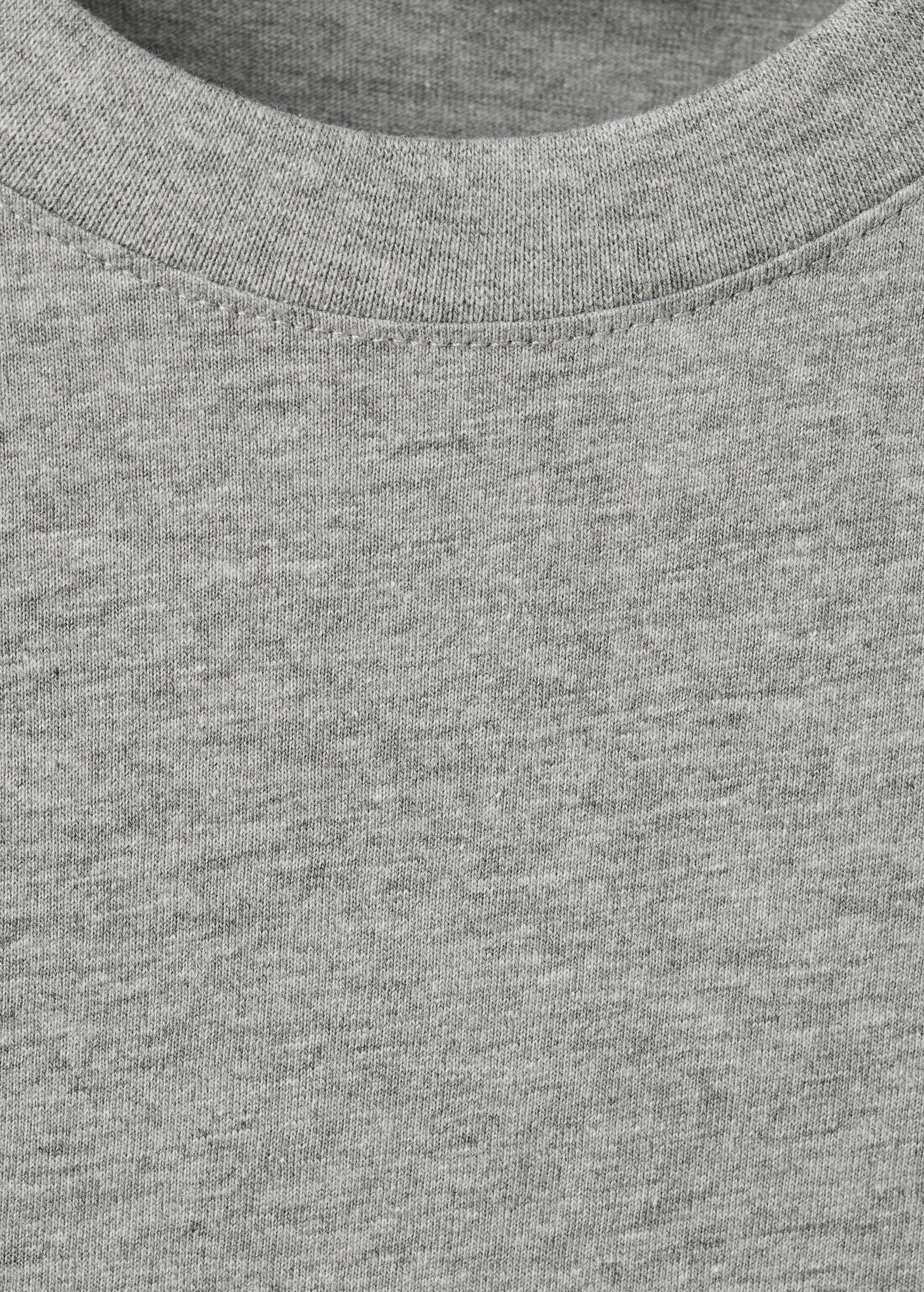 Mango t-shirt cherlo in light vigore grey - 023