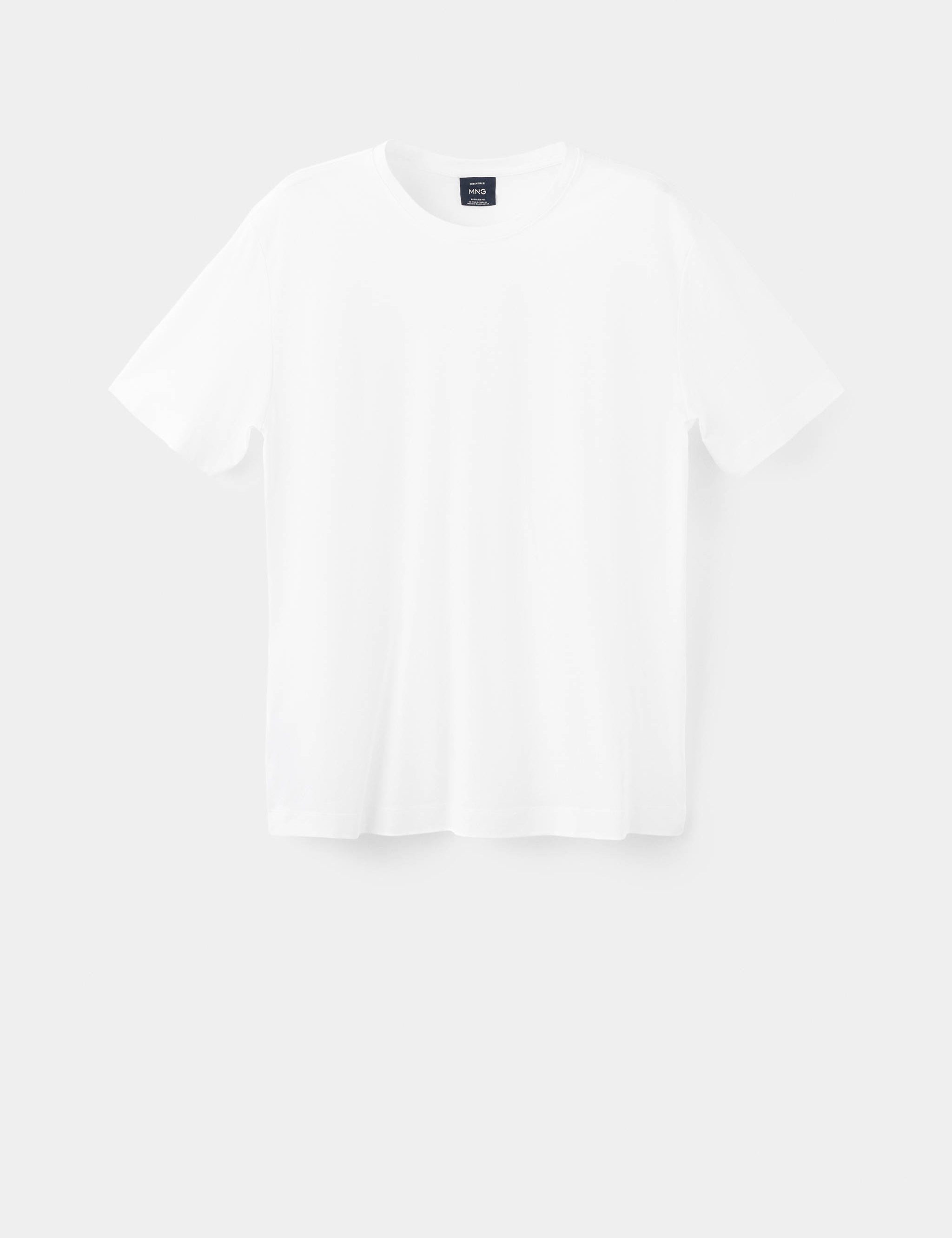Mango t-shirt bellow in white