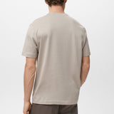 Mango t-shirt bellow in sand-003