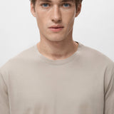 Mango t-shirt bellow in sand-004
