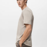 Mango t-shirt bellow in sand-008