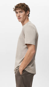 Mango t-shirt bellow in sand-008
