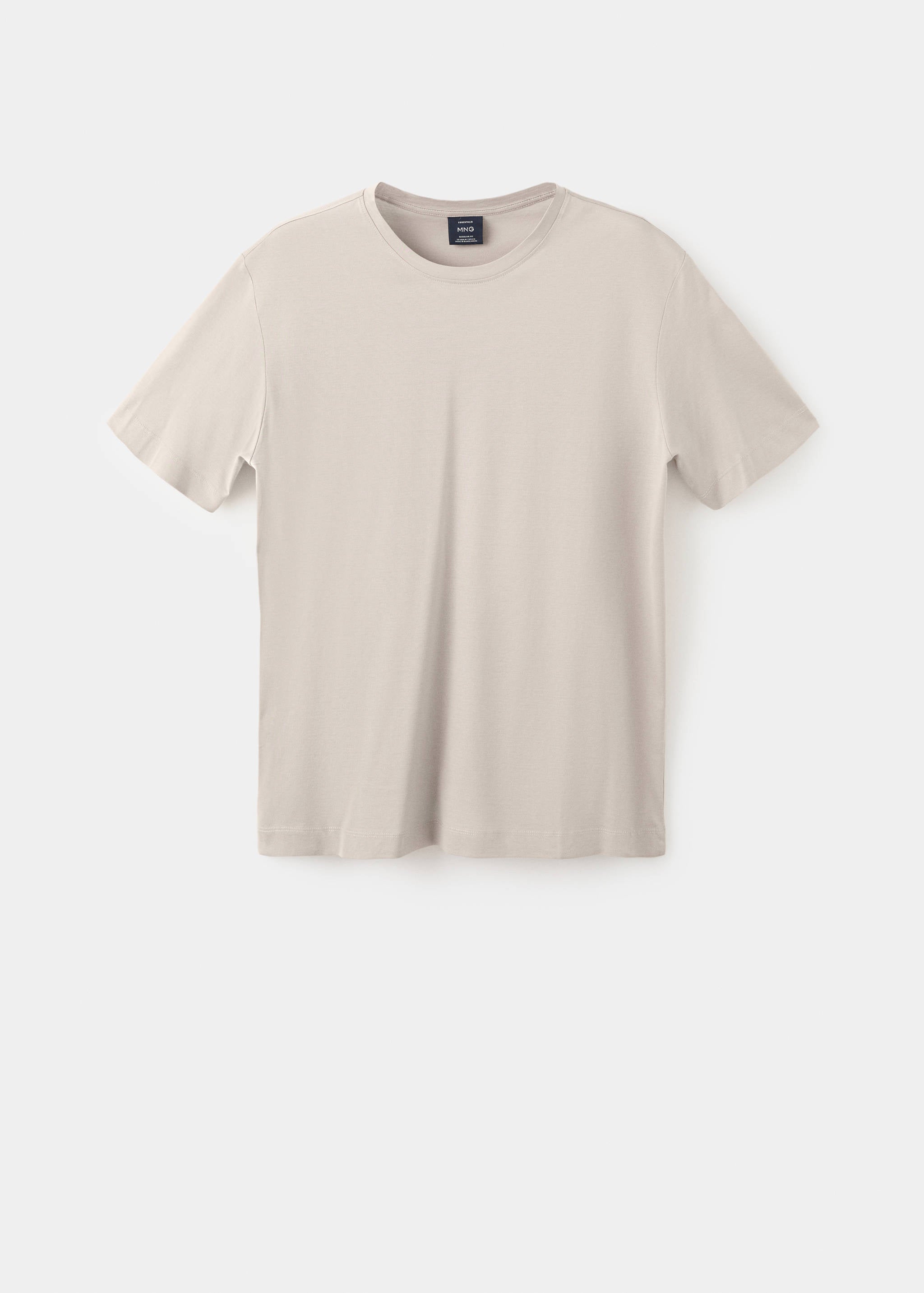 Mango t-shirt bellow in sand-021