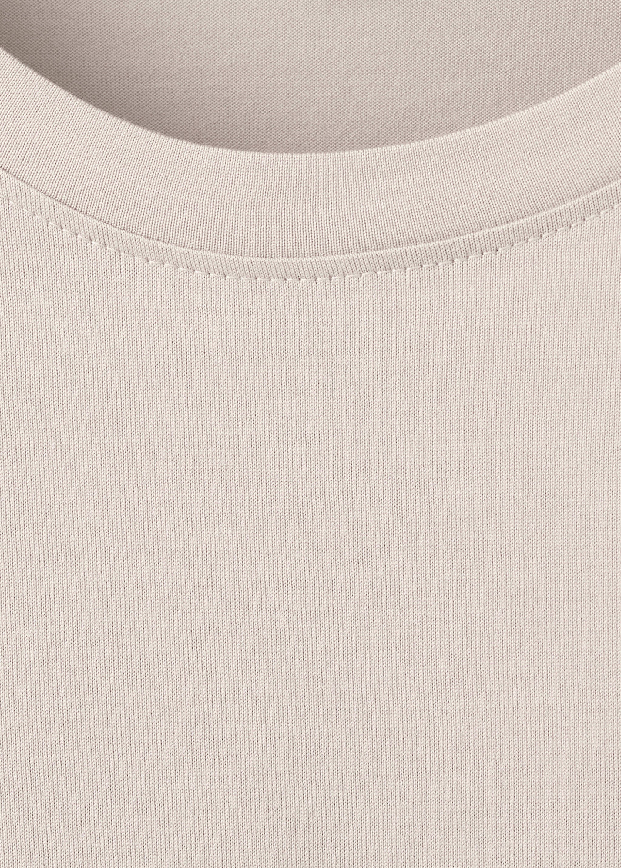 Mango t-shirt bellow in sand-023