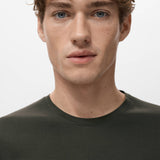 Mango t-shirt bellow in chocolate-004