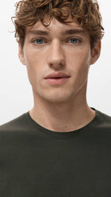 Mango t-shirt bellow in chocolate-004