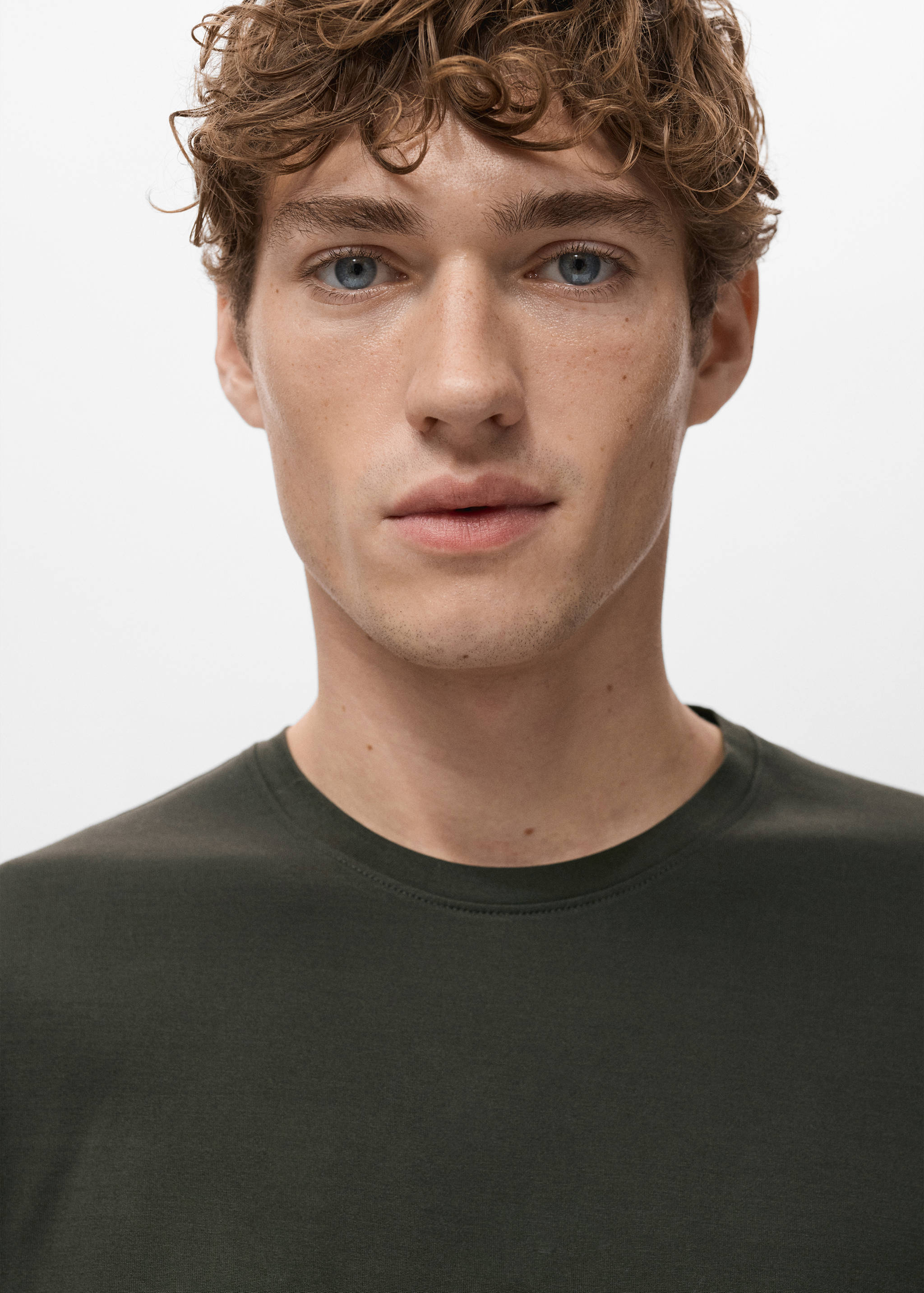 Mango t-shirt bellow in chocolate-004