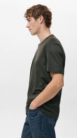 Mango t-shirt bellow in chocolate-008
