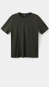 Mango t-shirt bellow in chocolate-021