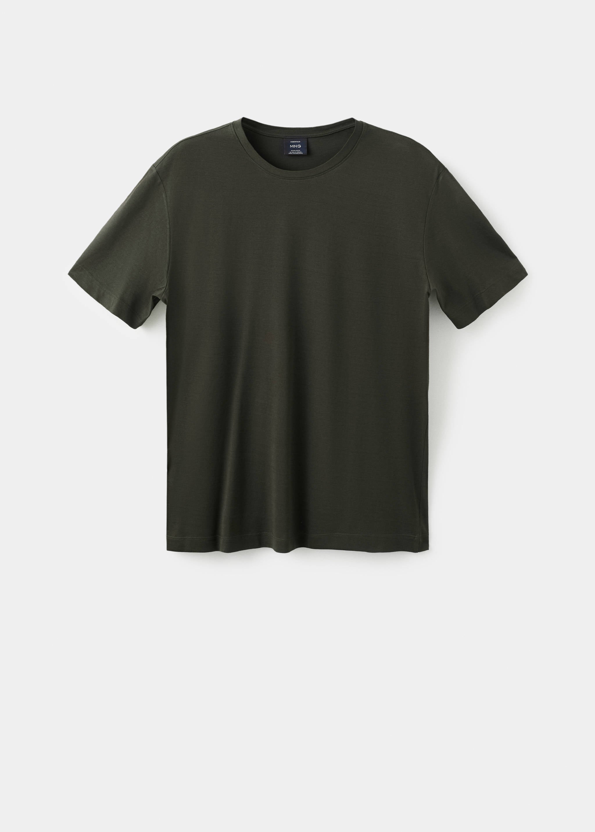 Mango t-shirt bellow in chocolate-021