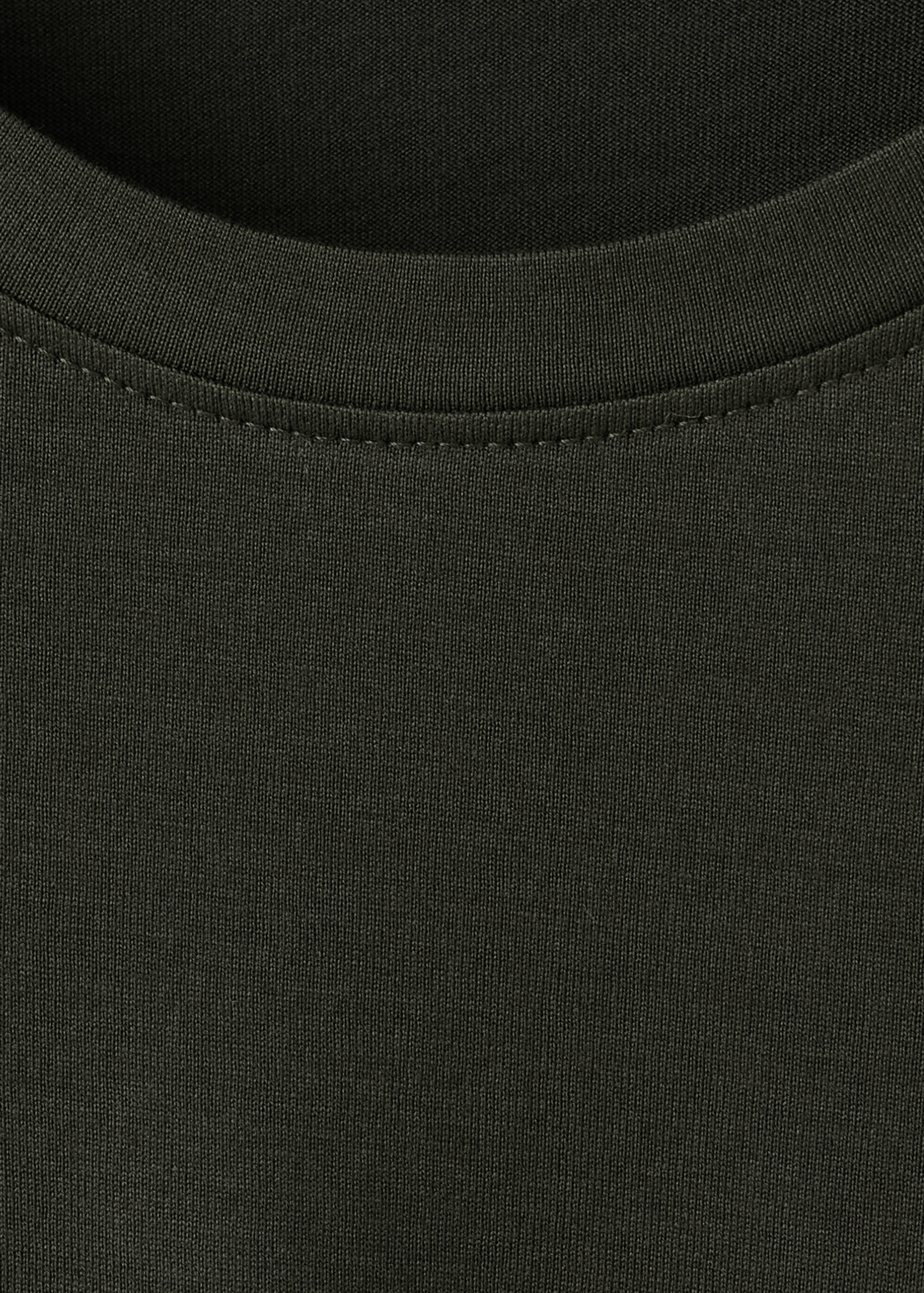 Mango t-shirt bellow in chocolate-023