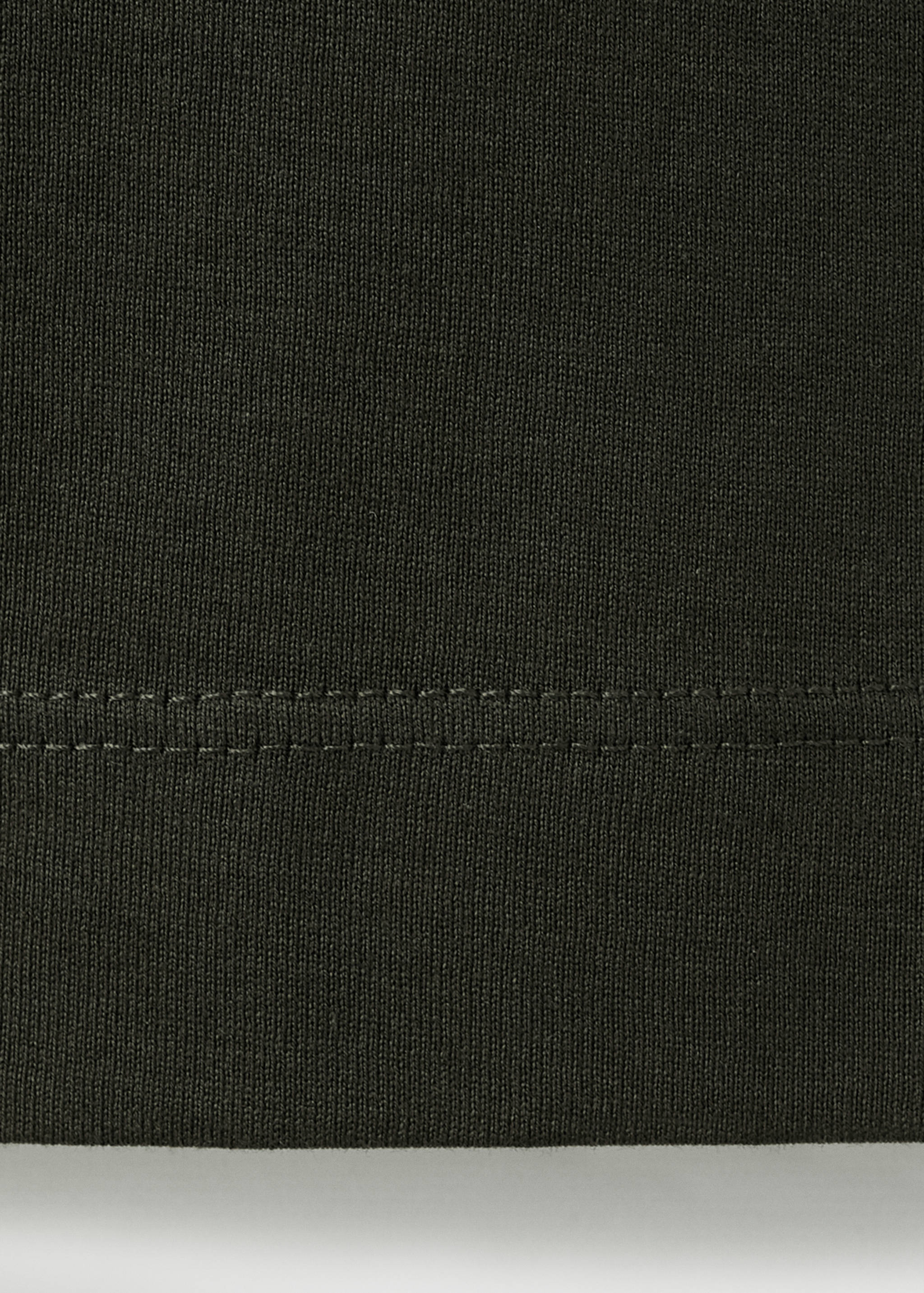 Mango t-shirt bellow in chocolate-030
