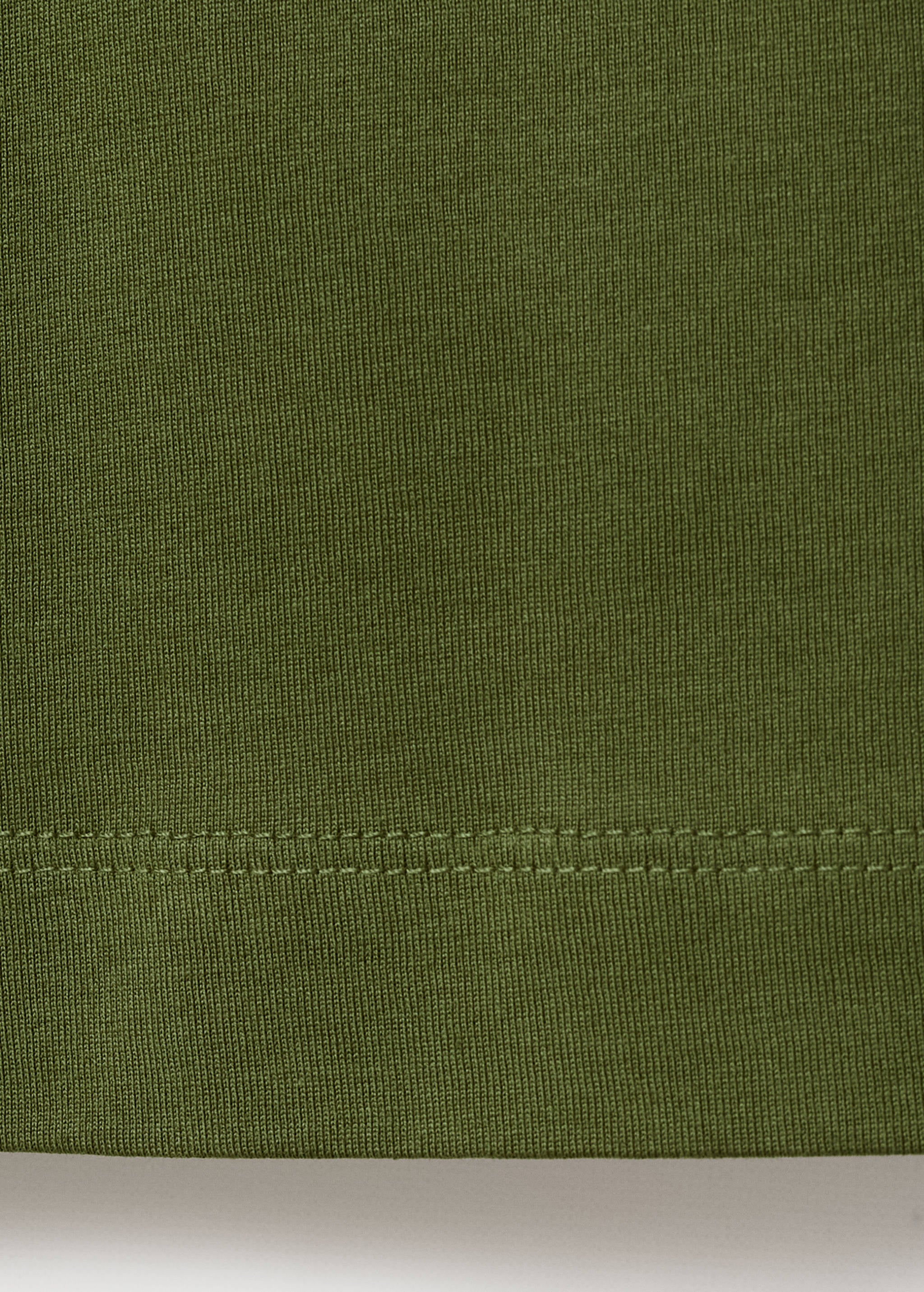 Mango t-shirt bellow in green