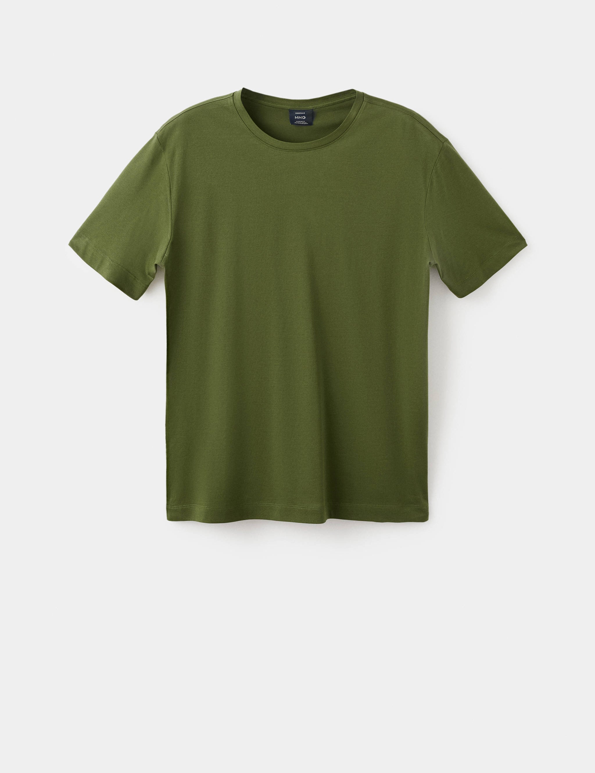 Mango t-shirt bellow in green