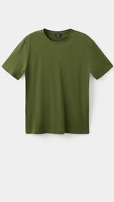 Mango t-shirt bellow in green