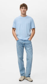 Mango t-shirt bellow in celestial-001