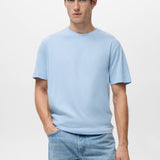 Mango t-shirt bellow in celestial-002