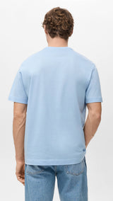 Mango t-shirt bellow in celestial-003