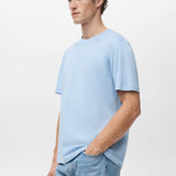 Mango t-shirt bellow in celestial-008