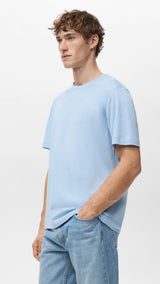 Mango t-shirt bellow in celestial-008
