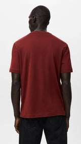 Mango t-shirt bellow in cherry-003