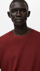 Mango t-shirt bellow in cherry-004