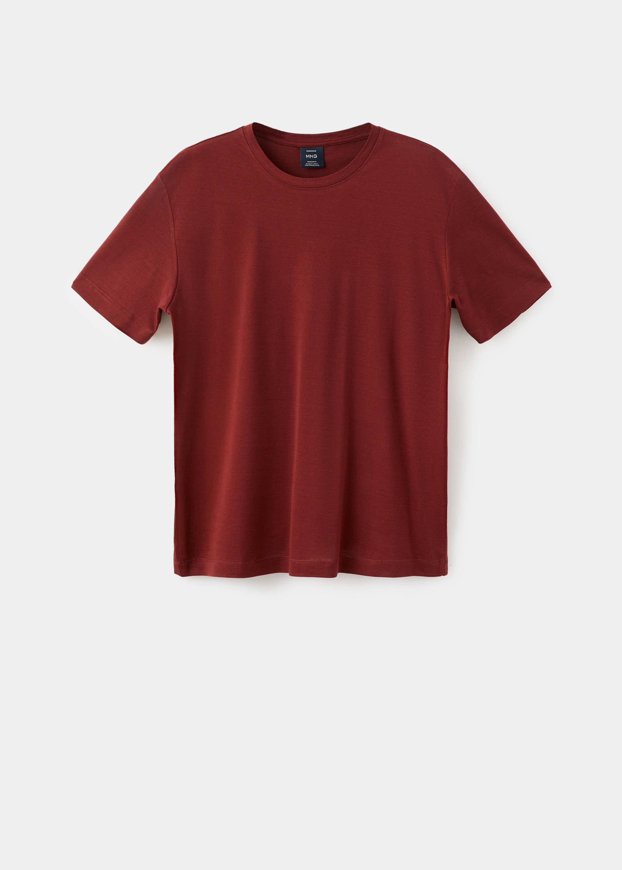 Mango t-shirt bellow in cherry-021