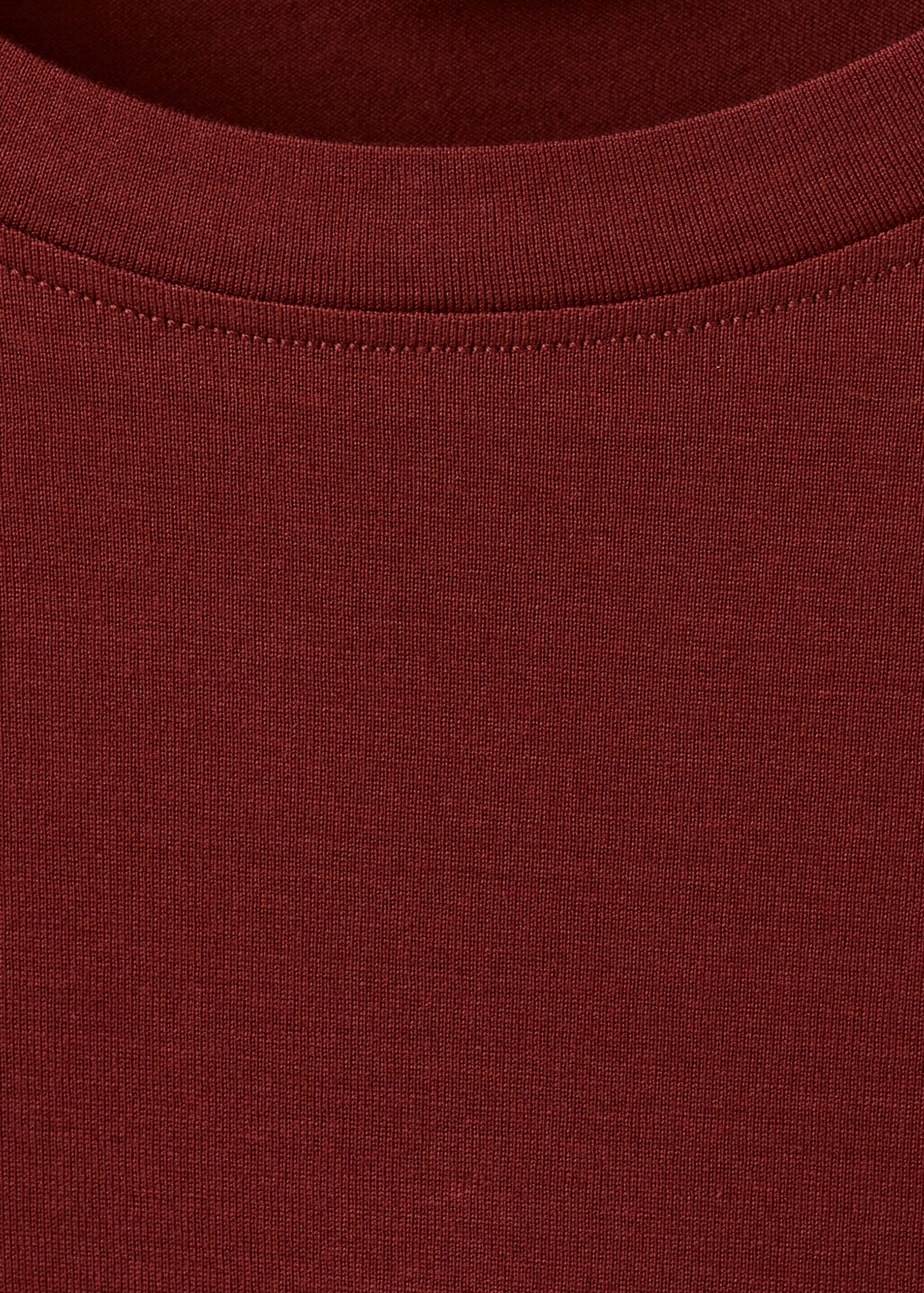 Mango t-shirt bellow in cherry-023