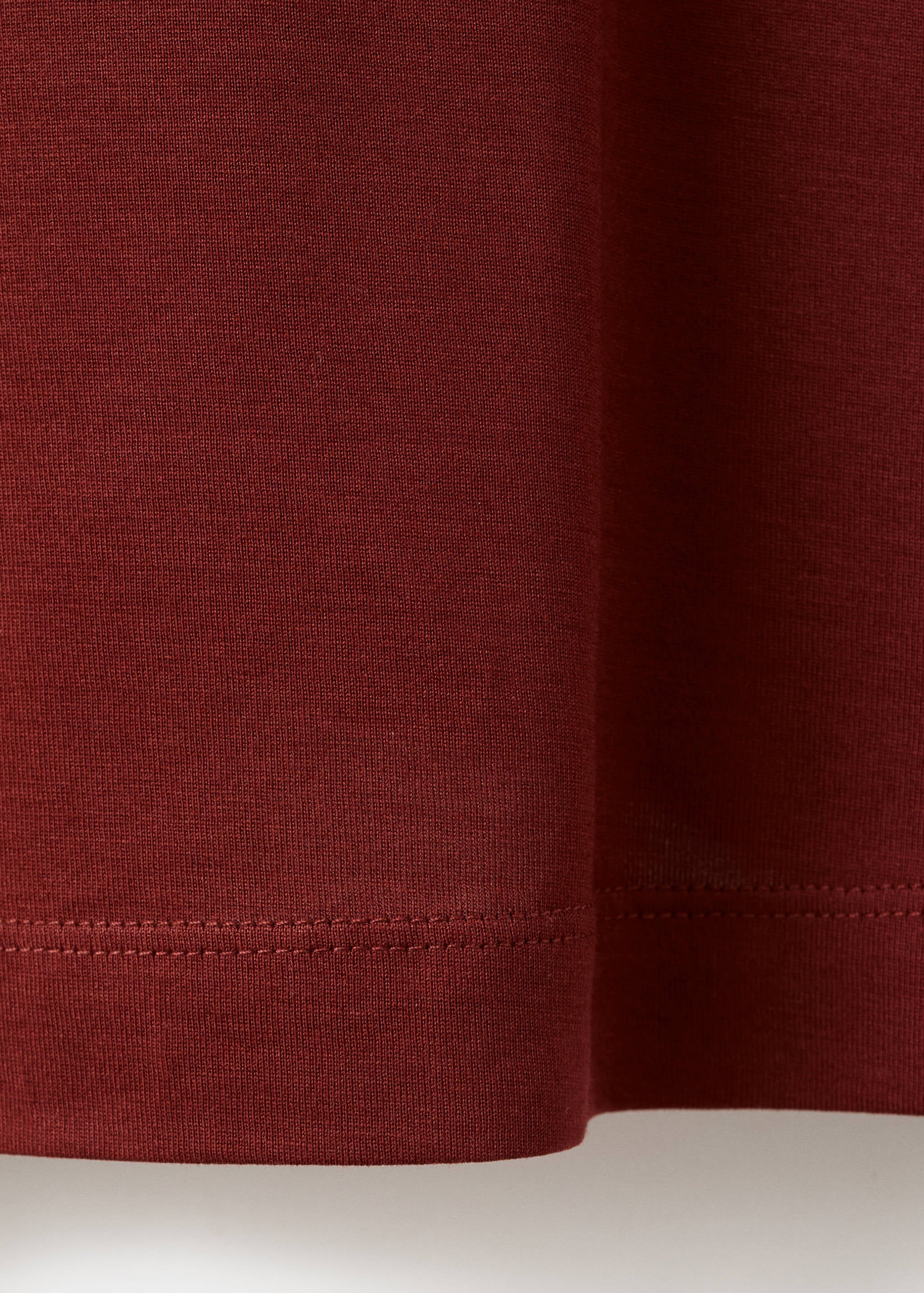 Mango t-shirt bellow in cherry-030
