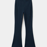 Mango leggings ribflare in navy-021