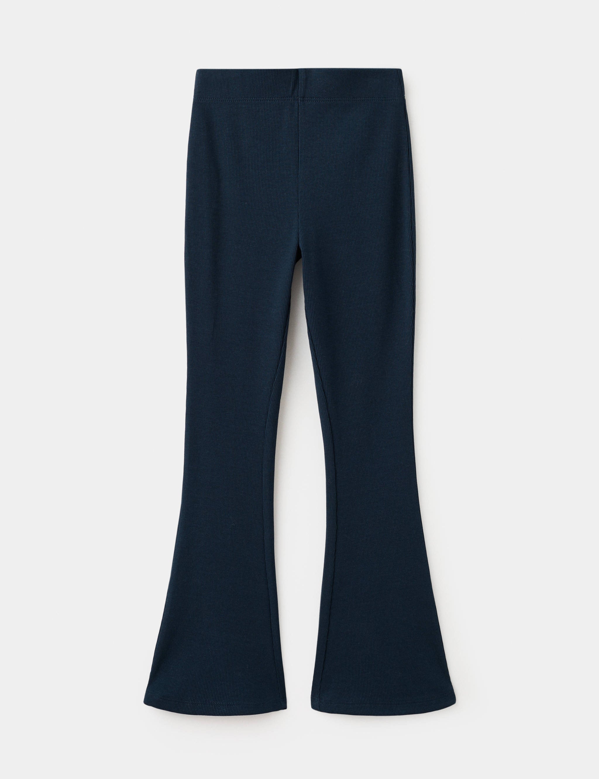 Mango leggings ribflare in navy-021