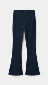 Mango leggings ribflare in navy-021