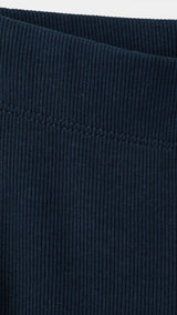 Mango leggings ribflare in navy-023