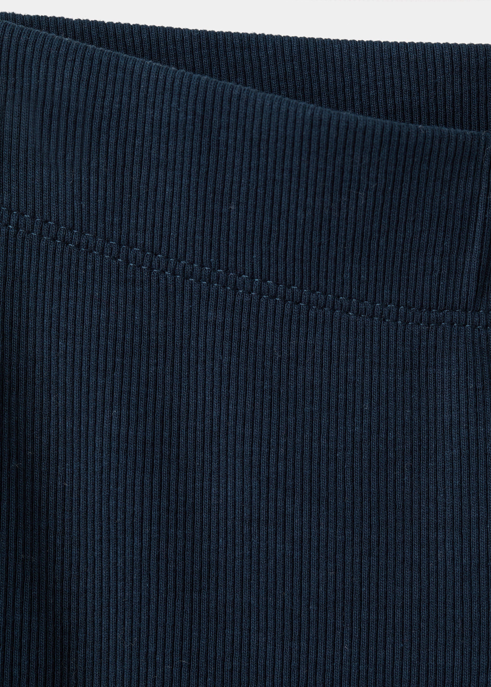 Mango leggings ribflare in navy-023